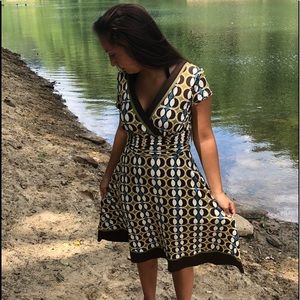 Studio 1 8 Petite knit dress NWT!A-line empire 